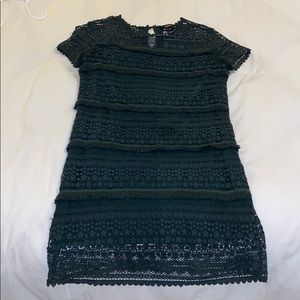Anthropologie green mini dress!